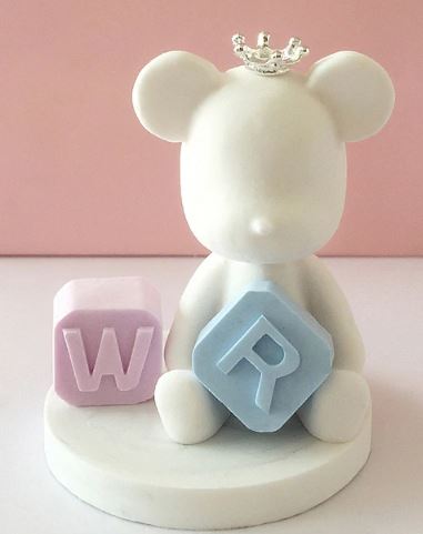 AN036MS- Animal Urso Fofinho Molde de Silicone