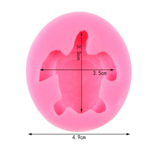 AN047MS - Molde de Silicone Tartaruga