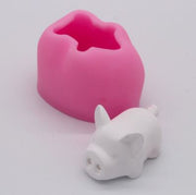AN048MS - Molde Silicone  Animal 3D Porquinho