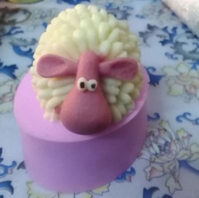 AN050MS - Molde Silicone Animal Ovelha 3D