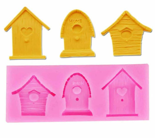 AN056MS - Molde Silicone casa pássaro