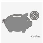 AN059 - Porquinho Mealheiro - Metal Die Cut