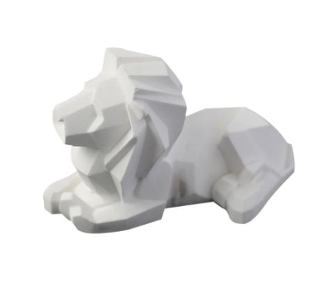 AN059MS - Leão 3D Animal - Molde de Silicone