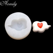 AN087MS -Casal Pato molde de silicone amor
