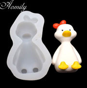 AN087MS -Casal Pato molde de silicone amor