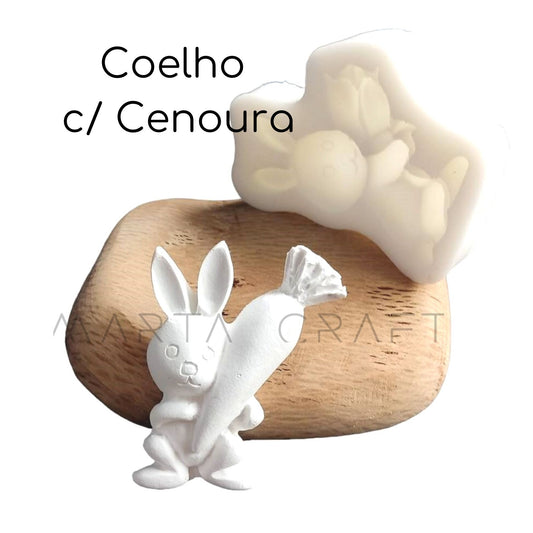 AN104MS- Coelho com cenoura - Molde