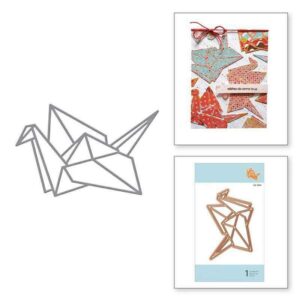 ANP002 - Pássaro Origami Geométrico - Metal Die Cut
