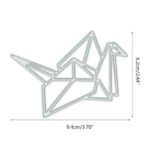 ANP002 - Pássaro Origami Geométrico - Metal Die Cut