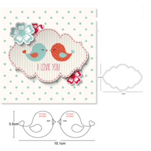 ANP012 - Pássaros - Frame - Metal Die Cut