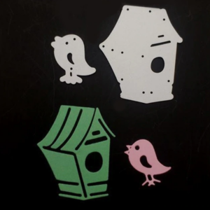 ANP015 - Pássaros + Casa - Metal Die Cut