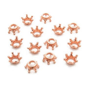 APM026 – 10 pçs/lote 3D Pingentes Charme Coroa Acessórios