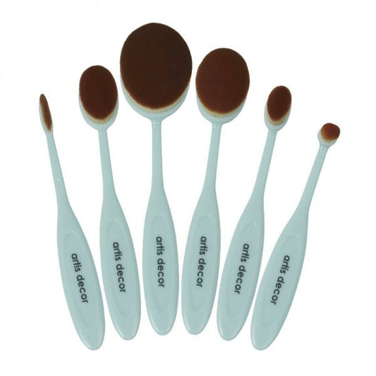 Artis decor 0809000050- Conjunto de 6 pincéis para mistura média Artis Decor