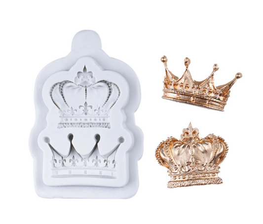 B003MS - Set 2 Coroas - Molde de Silicone