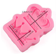 B003MS - Set 2 Coroas - Molde de Silicone