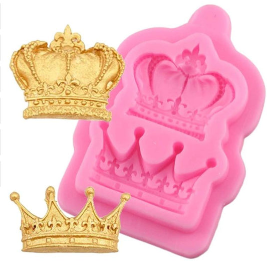 B003MS - Set 2 Coroas - Molde de Silicone