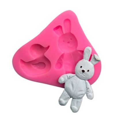 B007MS - Coelhino, Patinho - Molde