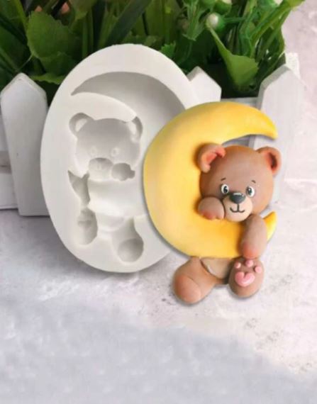 B011MS - Lua Urzinho- Molde de Silicone