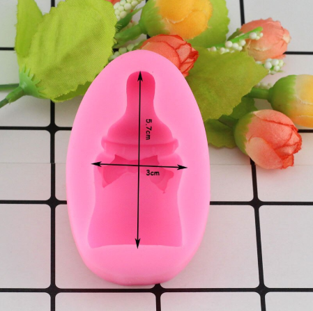 B025MS - Garrafa/Biberon 3D - Molde de Silicone
