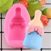 B025MS - Garrafa/Biberon 3D - Molde de Silicone