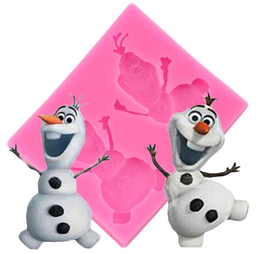 B035MS - Set 2 PC Olaf Frozen - Molde de Silicone