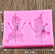 B035MS - Set 2 PC Olaf Frozen - Molde de Silicone