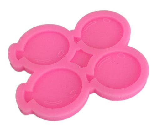 B041MS - Balão 4 PÇS- Molde de Silicone