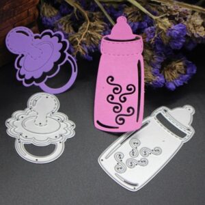 BB002 - Biberon + Chupeta - Metal Die Cut