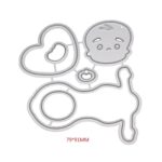 BB011 - Set Bebé c/ Chupeta - Metal Die Cut