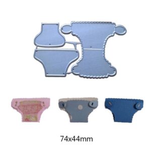 BB021 - Fralda Bebé - Metal Die Cut