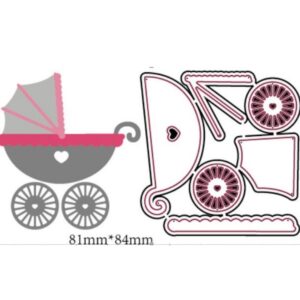 BB028 - Carrinho Bebé - Metal Die Cut