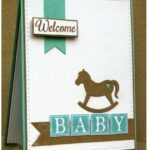 BB048 - Roupa Onesie Bebé + Cavalo Baloiço - Metal Die Cut