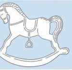 BB049 - Cavalo Baloiço - Metal Die Cut