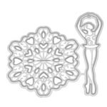 BBM004 - Bailarina 3D - Metal Die Cut