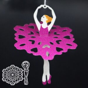 BBM004 - Bailarina 3D - Metal Die Cut