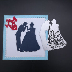 BBM009 - Princesa e Príncipe - Metal Die Cut