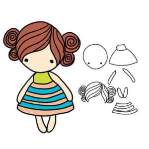 BBM011 - Set Menina - Metal Die Cut