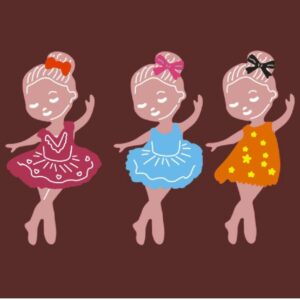 BBM023 - Bailarina - Metal Die Cut