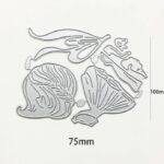 BBM066 - Menina + Vestido - Metal Die Cut