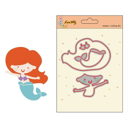 BBM079 - Menina Sereia - Metal Die Cut