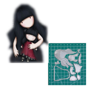 BBM106 - Set Menina + Mãe - Metal Die Cut