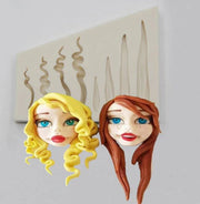 D102MS  - cabelo molde Biscuit
