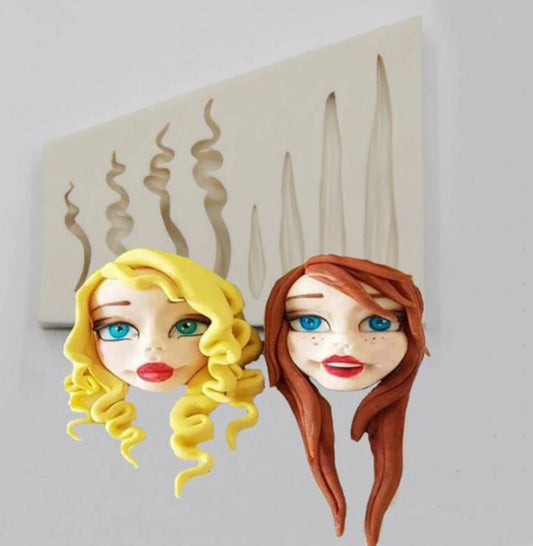 D102MS - cabelo molde Biscuit