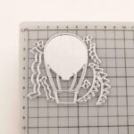 BMO005 - Balão Ar Quente + Nuvens - Metal Die Cut