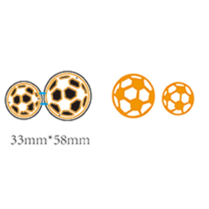 BMO063 - Set Bola Futebol - Metal Die Cut