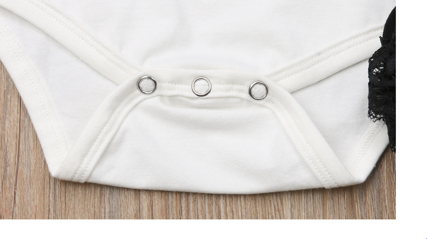 BTUTU004 – Bebê recém-nascido meninas conjuntos de roupas 3 pçs algodão