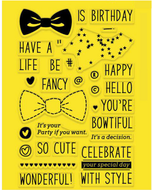 CAR010 - Laços + Selo Carimbo + Acessórios - Metal Die Cut