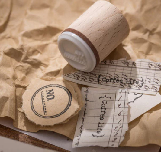 CAR020/21- Carimbo borracha madeira selo registro