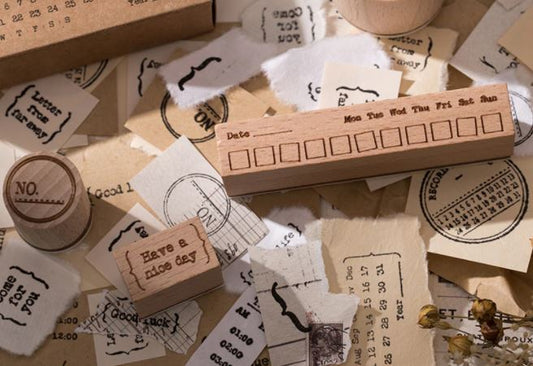 CAR020/21- Carimbo borracha madeira selo registro