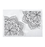CAR029 – Carimbo Selo Flor borracha transparente  diy scrapbooking