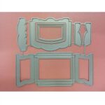 CART012 - Cartão Moldura 3D  Horizontal - Metal Die Cut